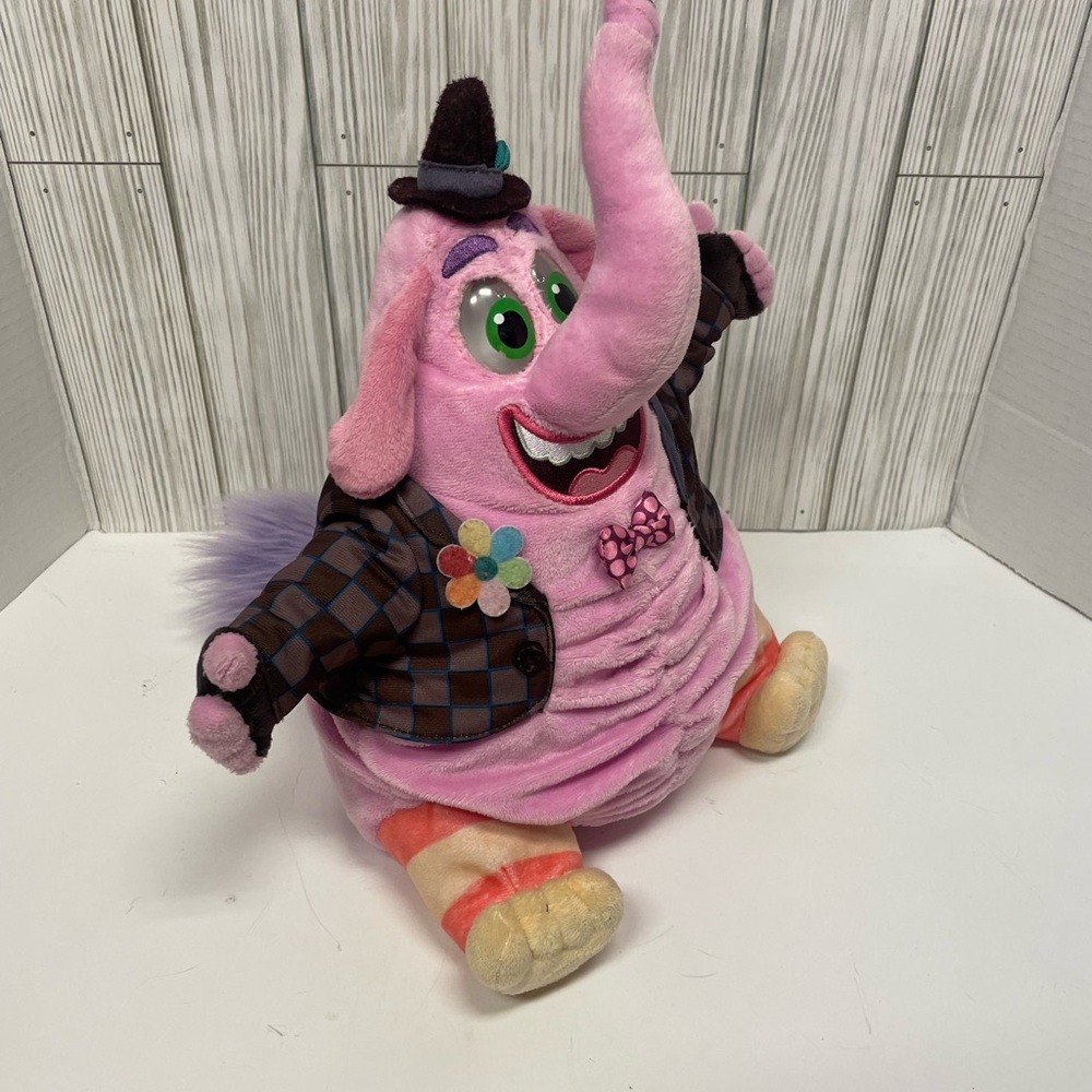 Disney Inside Out 12” Plush Singing Talking Pink Elephant